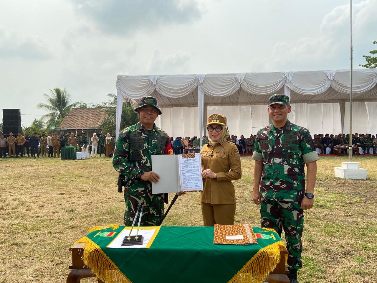 Bupati Way Kanan Luncurkan TMMD ke-130 untuk Percepatan Pembangunan Desa Bersama