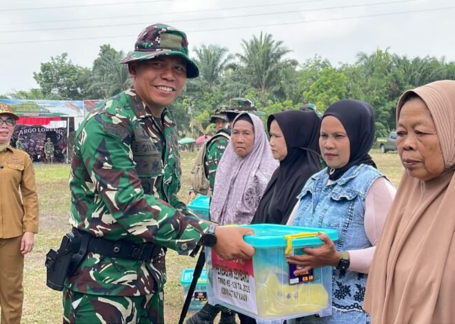 Kodim 0427/Way Kanan Asemkan Bantuan untuk Warga dalam Program TMMD 2026