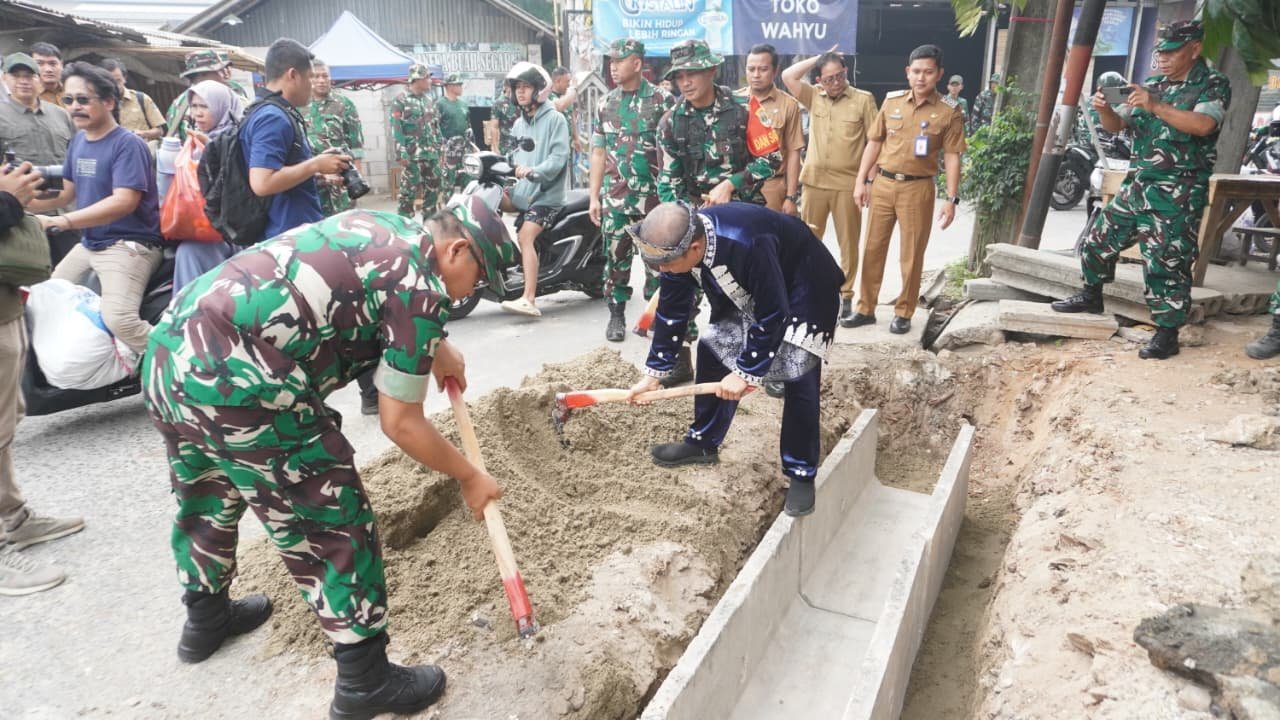 TMMD 130 Hadir sebagai Dukungan Penuh di Peringatan HUT Tangerang ke-395