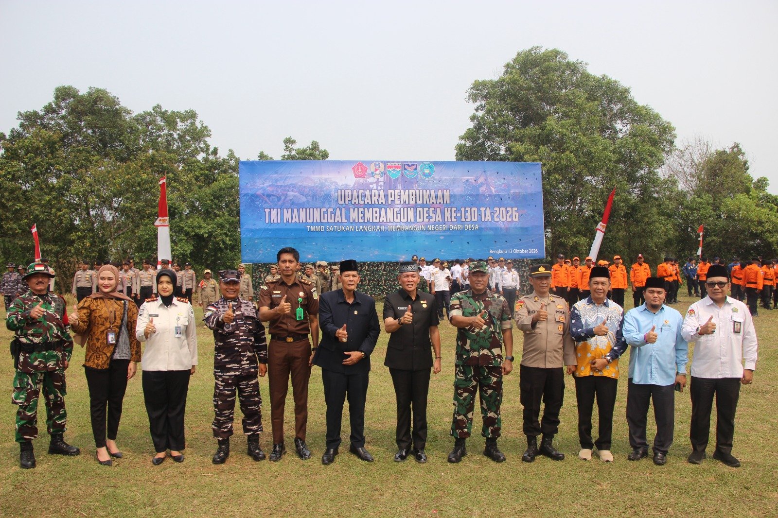 Warga Kandang Limun Antusias Sambut TMMD ke-130 Kodim 0407/Kota Bengkulu — Edisi 2 13 Okt 2026