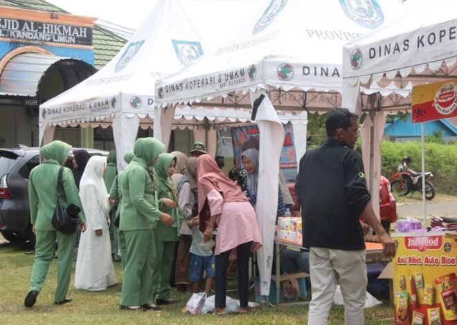 Pembukaan TMMD ke-130 Dorong Pelaku UMKM Kandang Limun Tampilkan Produk Kreatif