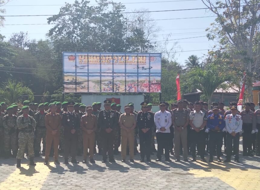 Kodim 1416/Muna gelar apel untuk tingkatkan sinergi bersama masyarakat di HUT TNI