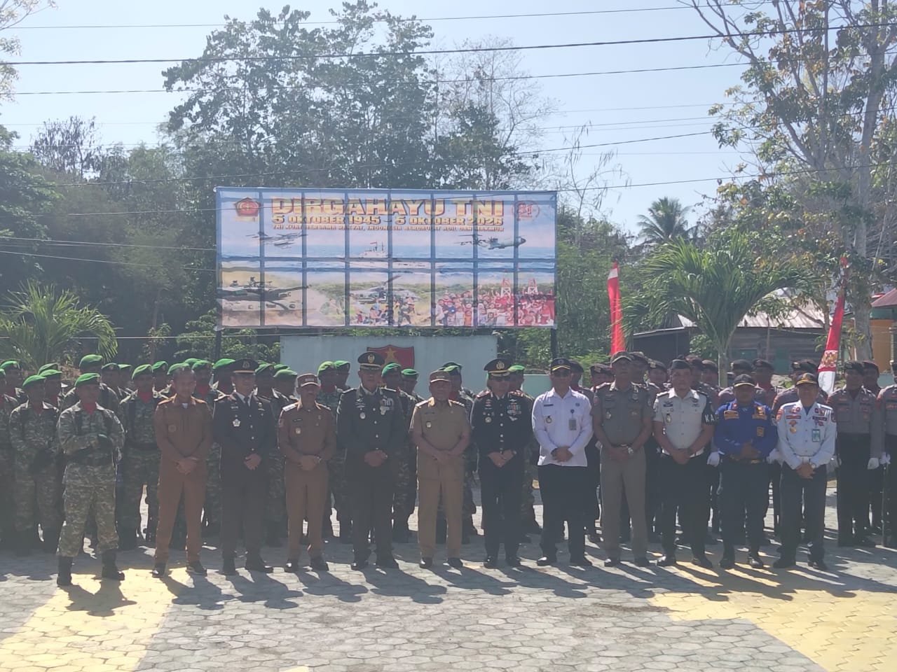 Kodim 1416/Muna gelar apel untuk tingkatkan sinergi bersama masyarakat di HUT TNI